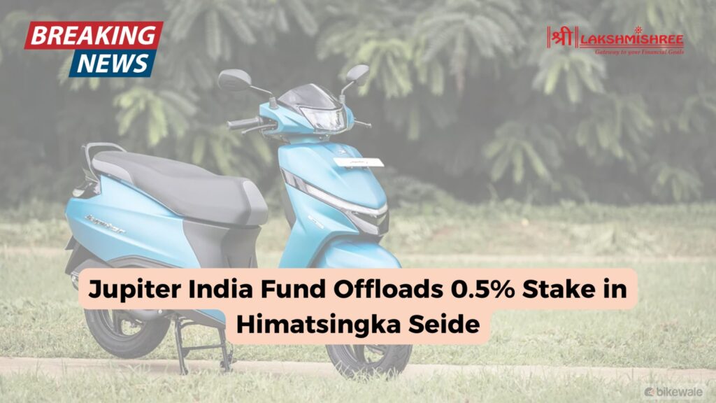 Jupiter India Fund Offloads 0.5% Stake in Himatsingka Seide